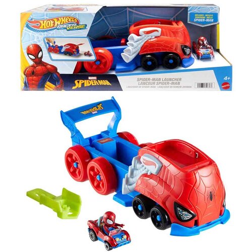 Mattel Hot Wheels: RacerVerse Spider-Man izstrelska proga - Slike