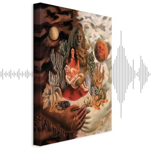 Slika - Frida Kahlo – The Love Embrace of the Universe the Earth (Mexico) Myself Diego and Señor Xolotl 20x30 Akustična Cene