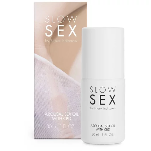 Bijoux Indiscrets Slow Sex Arousal Sex Oil with CBD 30ml