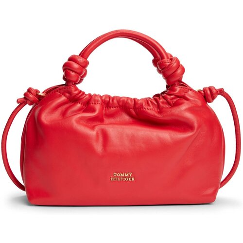 Tommy Hilfiger Ročne torbice Th Soft Leather Med Crossover Rdeča Cene