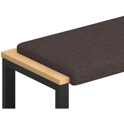  Jastučić za klupu Tkanina Tamno smeđa Dubina 35 cm Slike
