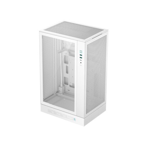 DeepCool Računalni&scaron;ko ohi&scaron;je CH270 DIGITAL, Micro-ATX, LCD, Kaljeno steklo, belo Cene