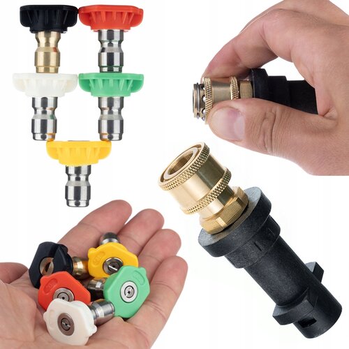 Rosfix SET CURKA Z ADAPTERJEM &ndash; NADOMESTNI DEL ZA VISOKOTLAČNI ČISTILNIK K&Auml;RCHER K2&ndash;K7 | 200 BAR, 1/4", (5000036480) Cene