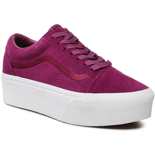 Vans Tenis superge Old Skool Stackform VN0009PZDRV1 Dark Purple