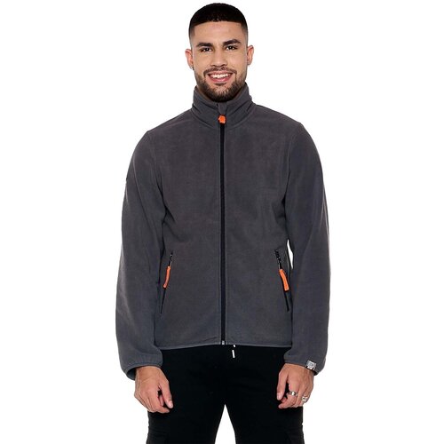 Leone 1947 Flis Man Full Zip Micropolar Basic Siva Slike
