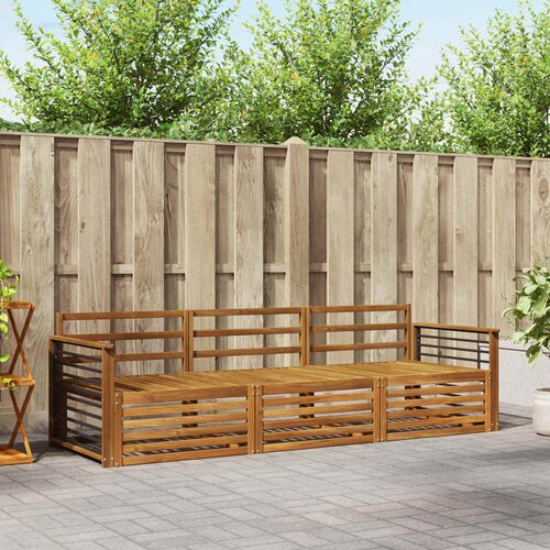  Set vanjskih sofa 3 kom. Prirodna Čvrsto drvo akacije Cene