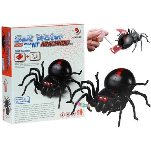Creative Saltwater Powered Spider Kit DIY Black Slike