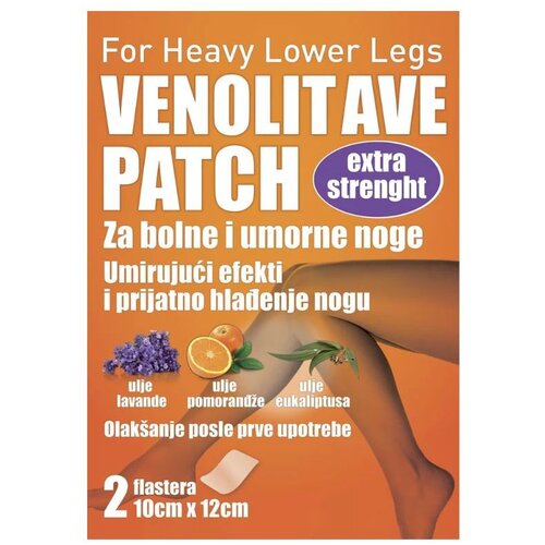 AVE Pharmaceutical Flasteri protiv bolova u nogama Venolit Ave, 2 Flastera Slike
