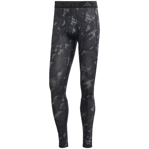 Adidas Športne hlače antracit / grafit / črna