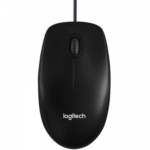 Logitech B100 Corded Mouse - BLACK - USB - B2B Cijene