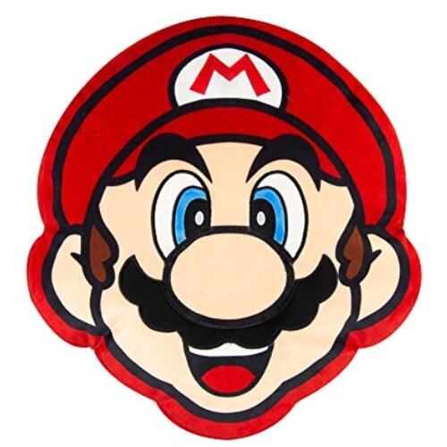 POZZI Club Mocchi Mocchi T12423 Mega, Nintendo blago, dodatki za spalnice, Super Mario Blage za dečke in deklice, stare 3 leta, 15 -palčna pli&amp;scaron;asta igrača, Multi, (21066262) Slike