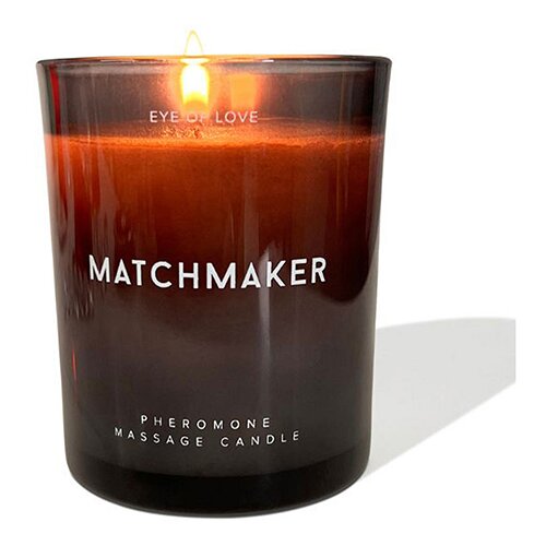 Matchmaker sveća za masažu sa feromonima Black Cene