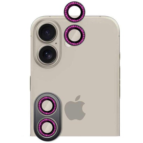  POSITIONER STAKLO KAMERE DIAMOND IPHONE 16/ 16 PLUS PINK Cijene