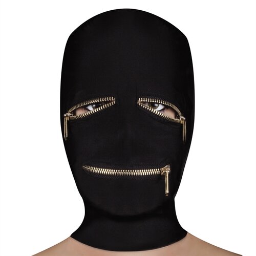 Ouch! Extreme Zipper Mask with Eye and Mouth Zipper Cene