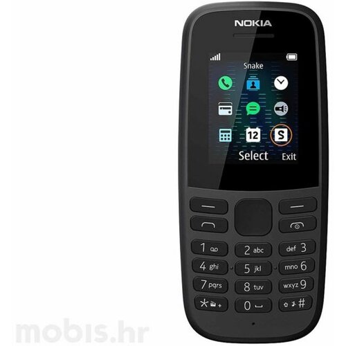 Nokia 105 (2019) ds black mobilni telefon Cene