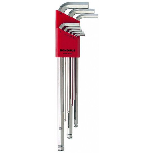 Bondhus set ekstra dugih imbus ključeva sa kugličnom glavom briteguard hex 1.5 - 10.0 17099 9 kom Cene
