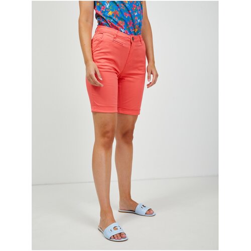 Orsay Coral Chino Shorts - Women Cene