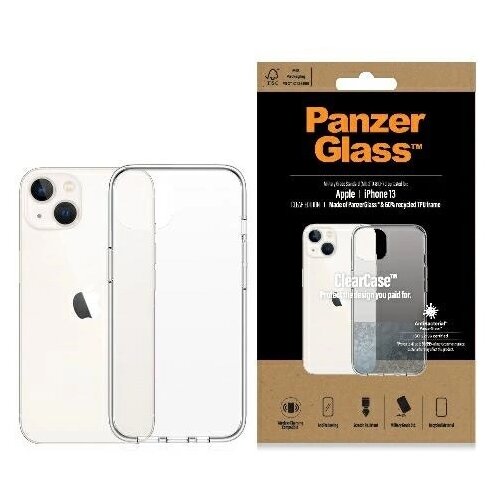 PanzerGlass ETUI CLEARCASE ANTYBAKTERYJNE Z CERTYFIKATEM MILITARY GRADE NA IPHONE 13 / 14 / 15 - PRZEZROCZYSTE, (21972907) Cene