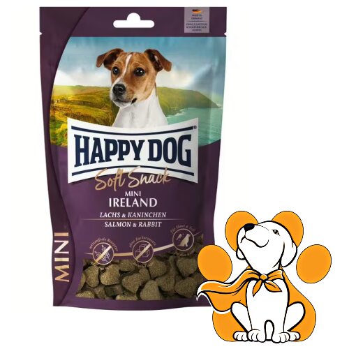 Happy Dog soft Snack Mini Ireland Salmon & Rabbit 100g, Poslastice Za Male Pse Slike