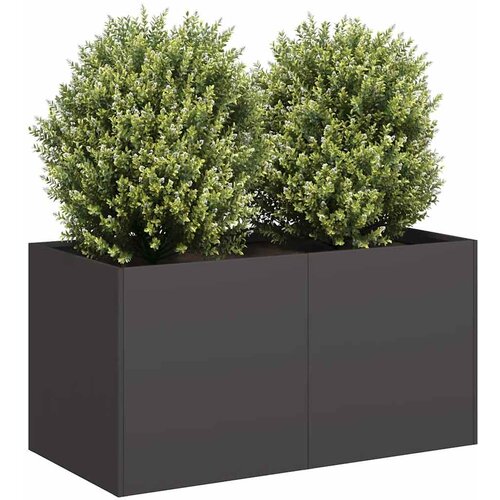 VidaXL Sadilica crna 80x40x40 cm od hladno valjanog čelika Slike