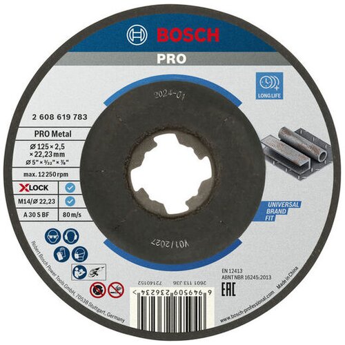Bosch Lepljena rezna ploča za male ugaone brusilice X-Lock PRO Metal 2608619783 Slike