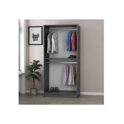 Hanah home garderober kale glass anthracite 190 Slike