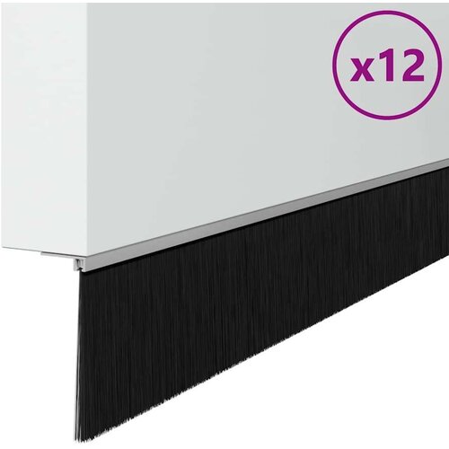 VidaXL Samoljepljivi pečati za vrata 12 pcs Srebrno 100 cm Slike
