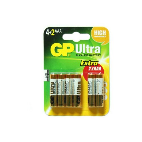 Gp baterija ultra alkalna LR03 AAA 4+2 ( 4347 ) Slike