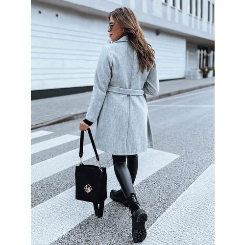 DStreet Women's coat QASAR light grey