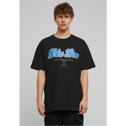 Mister Tee Men&amp;#039;s T-shirt F*ke L*ve Heavy Oversize black Slike