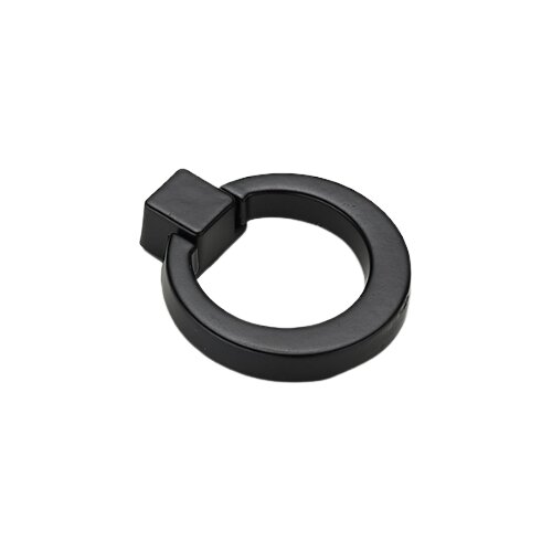INF Okrogli gumbi za omarice Mat črna kuhinjska kopalniška omarica Black L004, (21535787) Cene