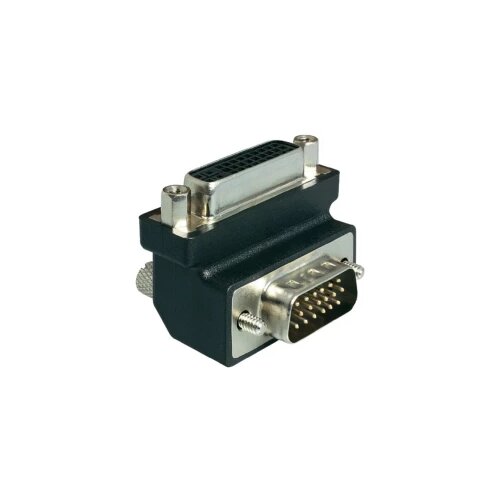 Delock 1937074 DVI / VGA adapter [1x ženski konektor DVI\, 24 + 5 polov - 1x mo&scaron;ki konektor VGA] črna, (20410627) Cene