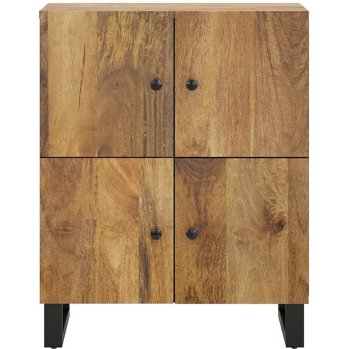  Komoda s 4 vrata 60 x 33 x 75 cm od masivnog drva manga Slike