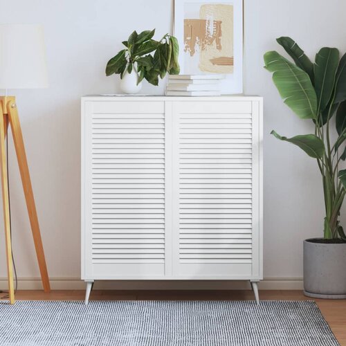  Vrata za ormarić re&scaron;etkasta 2 kom bijela 99,3x49,4 cm borovina Cijene