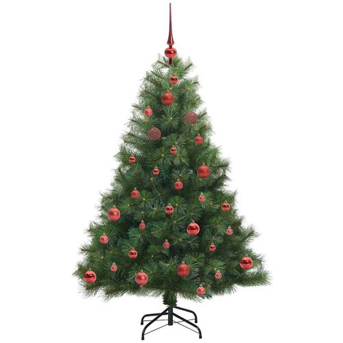 VidaXL Umjetno božićno drvce s stalakom Zelena 150 cm PE i PVC Slike