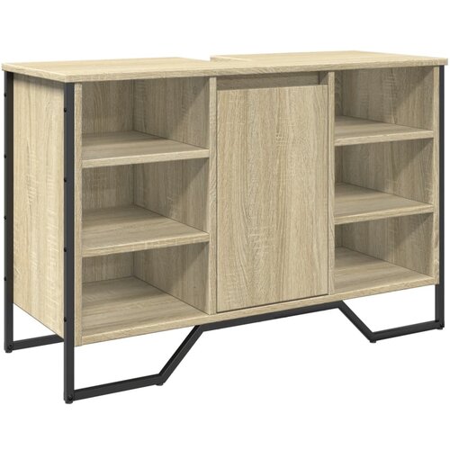Maison Chic Omarica za umivalnik - Umivalniška omarica sonoma hrast 91x35x60 cm inženirski les, (21758866) Cene