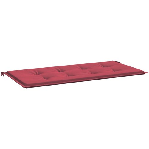 vidaXL jastuk za vrtnu klupu crvena boja vina 100 x 50 x 3 cm tkanina Cijene
