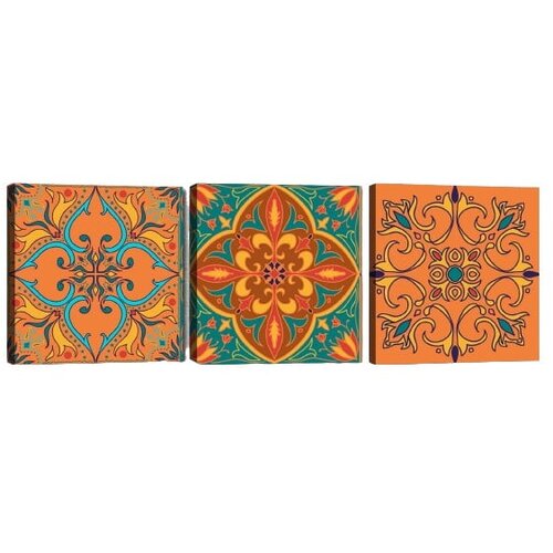 Tablo Center Komplet 3 slik Mandala Secret Slike