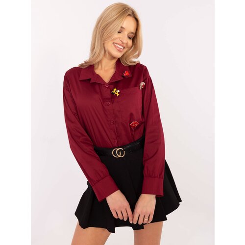Italy Moda Shirt-DHJ-KS-9230.75P-burgundy Cijene