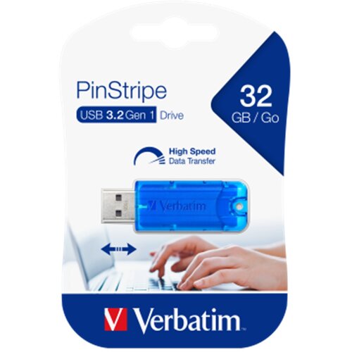 Verbatim Store n Go 32GB Pinstripe USB stick 3.2 black Cene