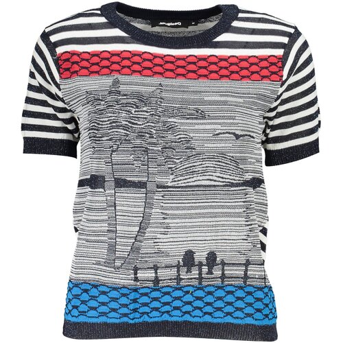 Desigual WOMEN&amp;amp;#39;S BLUE SWEATER Slike