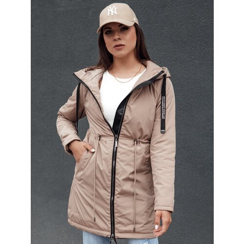 DStreet Kurtka damska parka URBANJOY beżowa Slike