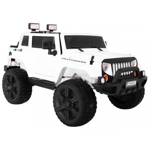 Ramiz Otroški akumulatorski avto Mighty Jeep 24V Bela Cene