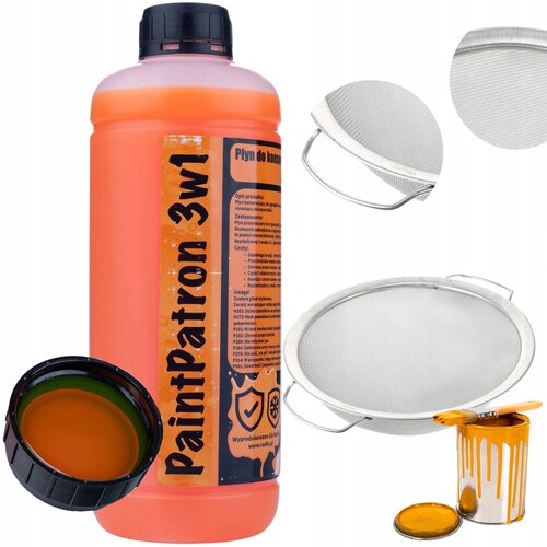 Rosfix SET TEKOČINA ZA VZDRŽEVANJE AGREGATA PAINTPATRON 3V1 1L + KOVINSKO SITO ZA BARVO &Oslash;290 MM | 60 MESH, INOX, (5000073667) Cene