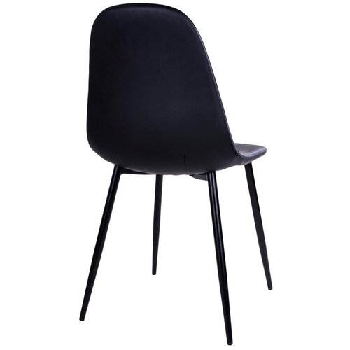 House Nordic Set od 2 crne stolice s crnim nogama Stockholm Slike