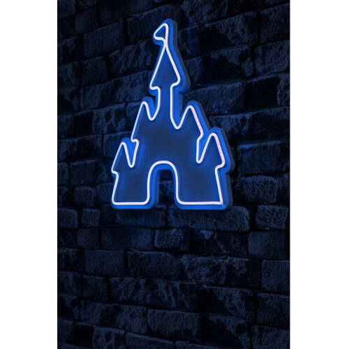 Wallity Dekorativna LED rasveta Castle, 35x40x2cm, Plava Cene