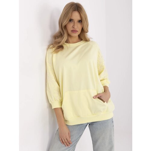RELEVANCE Blouse-RV-BZ-A367.26-light yellow Cene