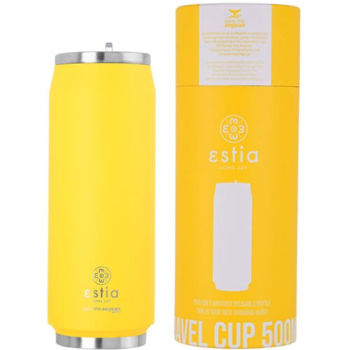 Estia termo limenka 500ml Pineapple Yellow 01-10324 Slike