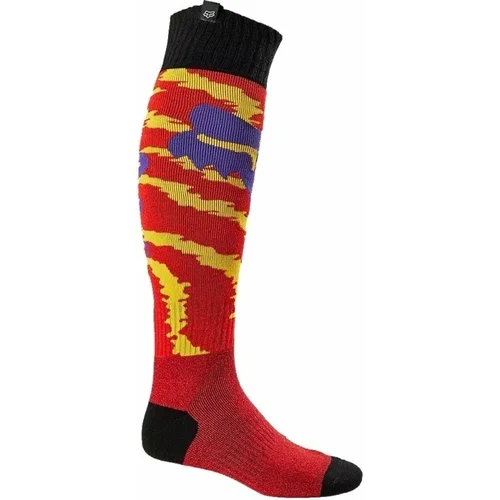 Fox Nogavice 180 Nuklr Socks Fluo Red M