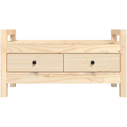 Klupa za hodnik 80x40x43 cm od masivne borovine Slike